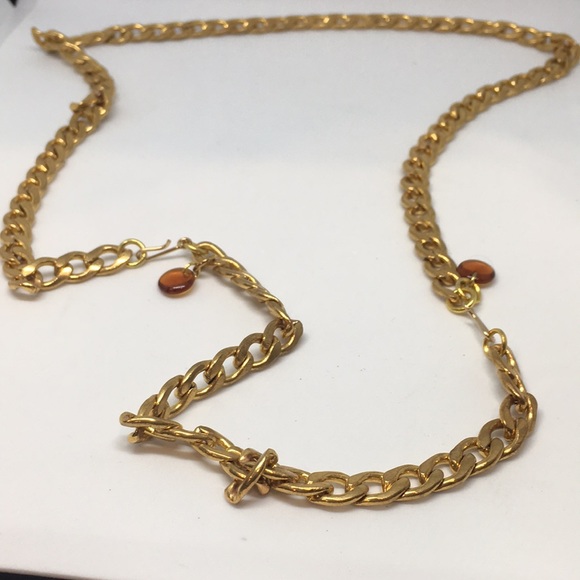 Brass Flat link chain and bracelet - Picture 4 of 7